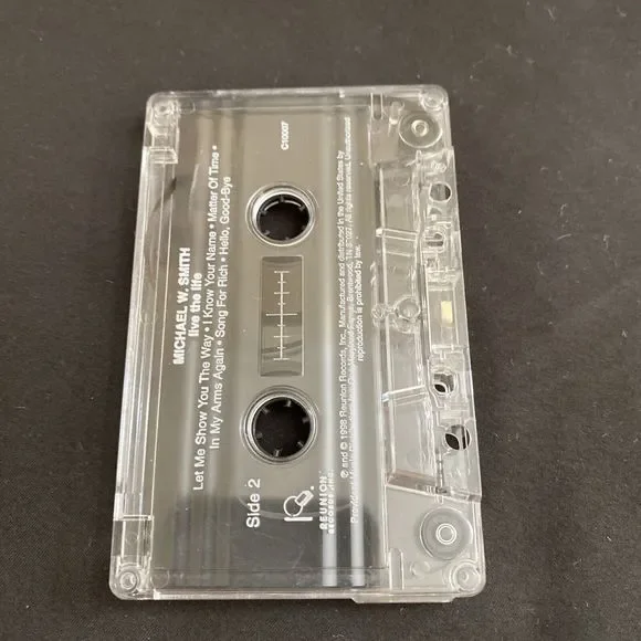 Michael W. Smith Live the Life (Cassette, 1998) Reunion Records Original Case - Picture 9 of 12